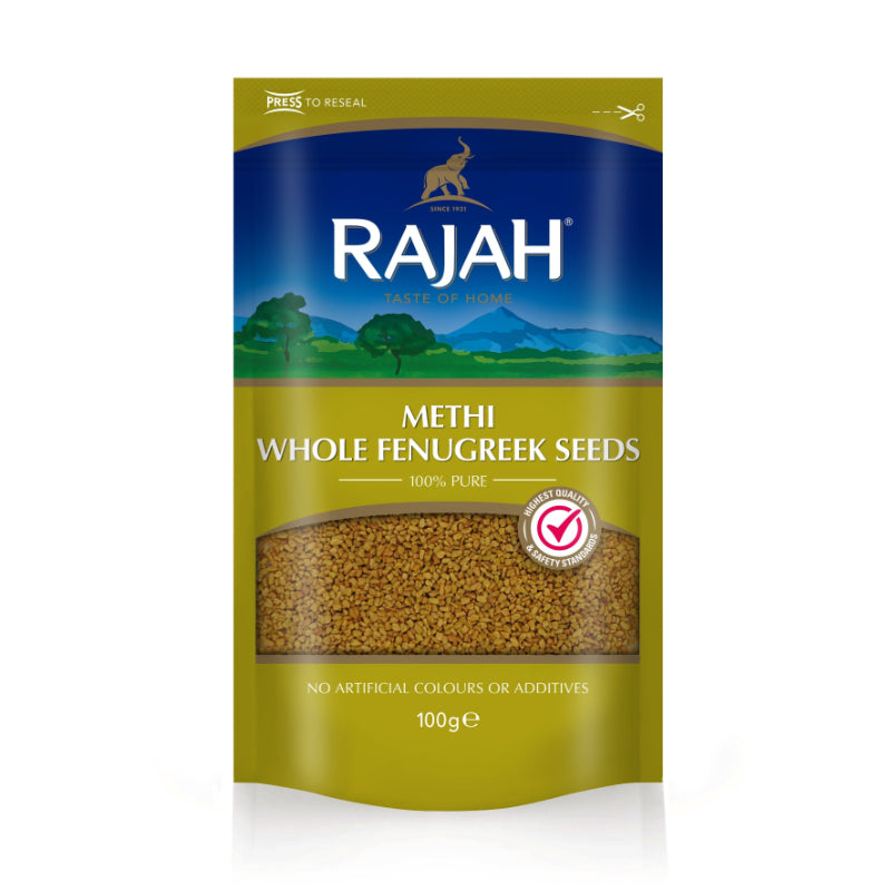 Rajah Methi Whole Greek Seeds 100G