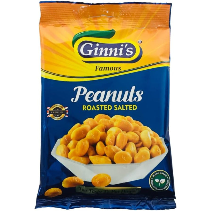 Ginnis Salted Roasted Peanut 90G