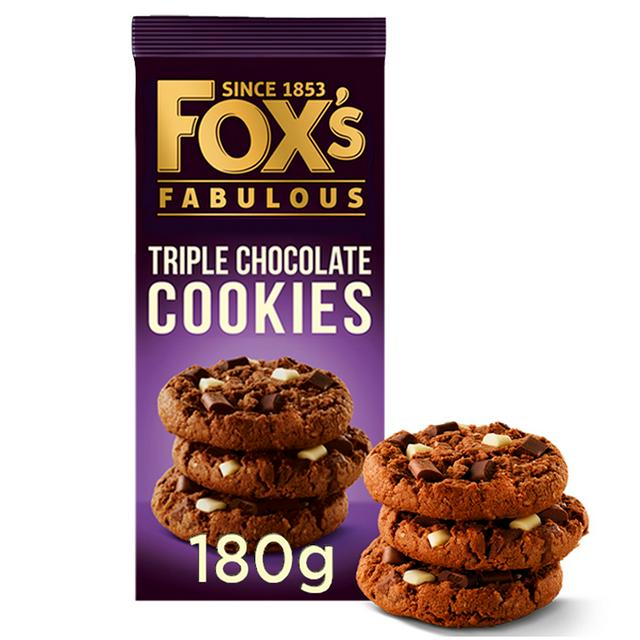 Fox Triple Chocolate Cookies 180G