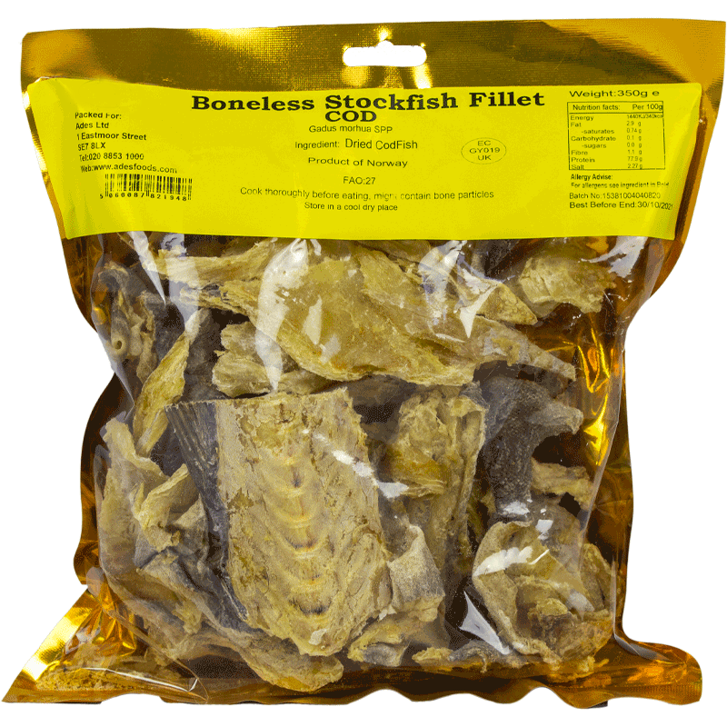 Ades Boneless Stockfish Fillet 350G