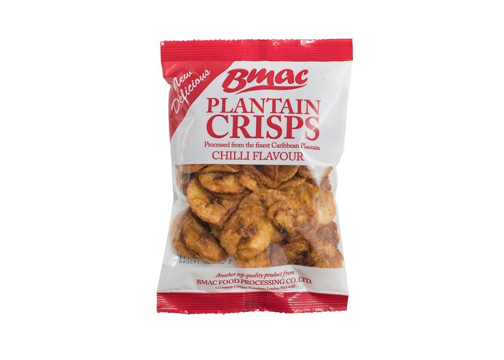 Bmac Plantain Crisps Chilli 60G