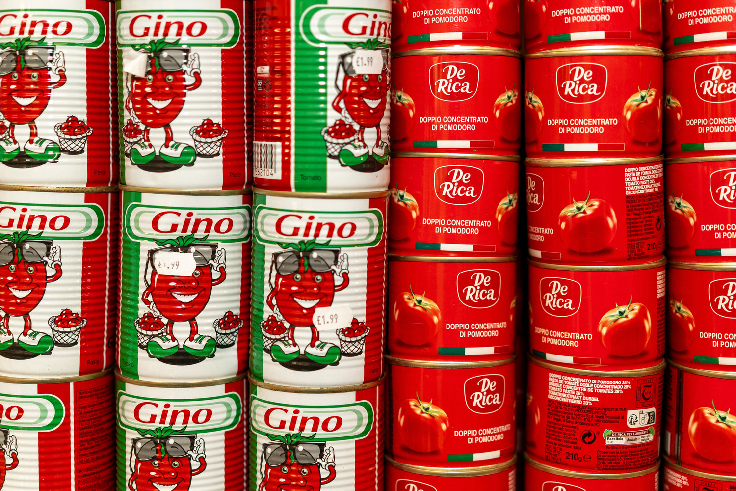 Tinned, Canned and Jarred Foods