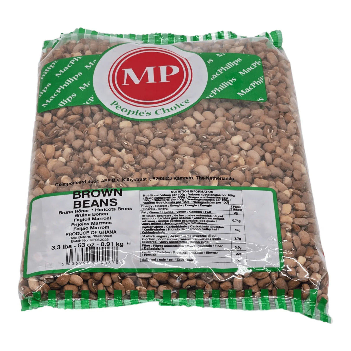 MP Brown Beans 0.91Kg