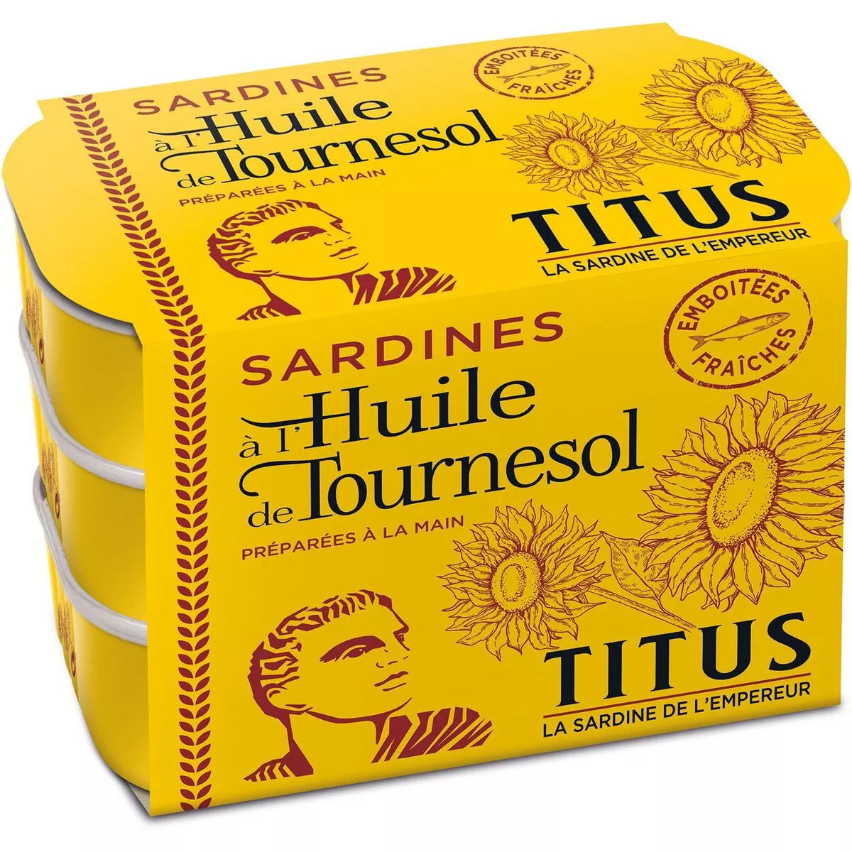 Titus Sunflower Oil Sardines 125G X 3