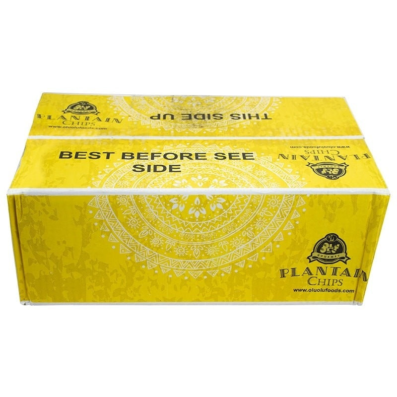 Olu Olu Sweet Yellow Plantain Chips Box