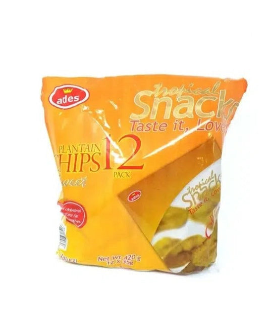 Ades Plantain Chips Sweet Pack 12
