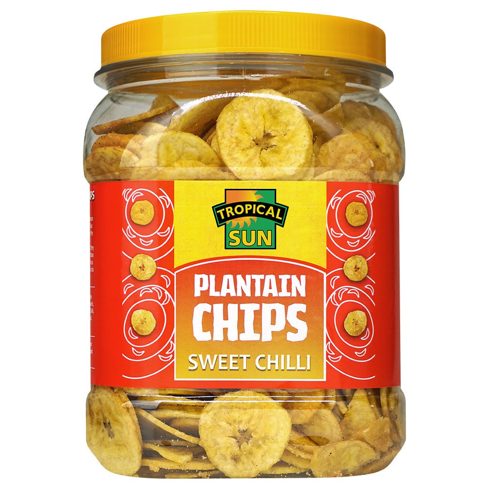 Tropical Sun Plantain Chips Sweet Chilli 450G