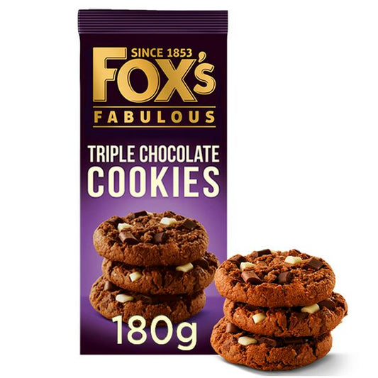Fox Triple Chocolate Cookies 180G