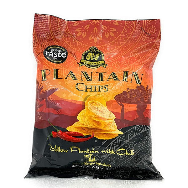 Olu Olu Plantain Crisps Chilli 60G