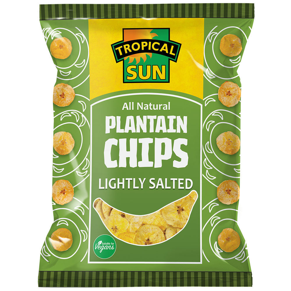 Tropical Sun Plantain Chips Lightly Salted 70G