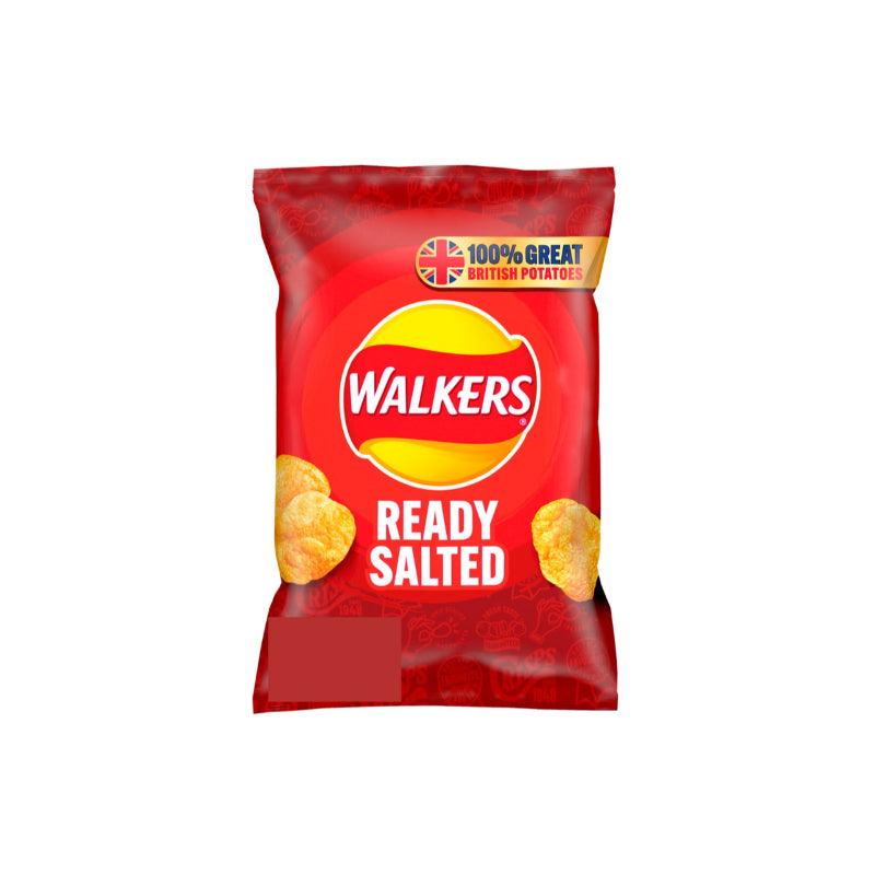 Walkers Crisps Ready Salted 25G