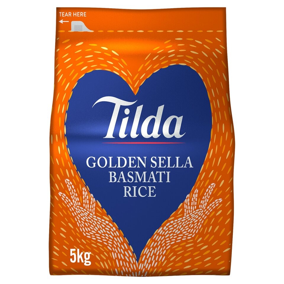 Tilda Golden Sella Basmati Rice 5Kg
