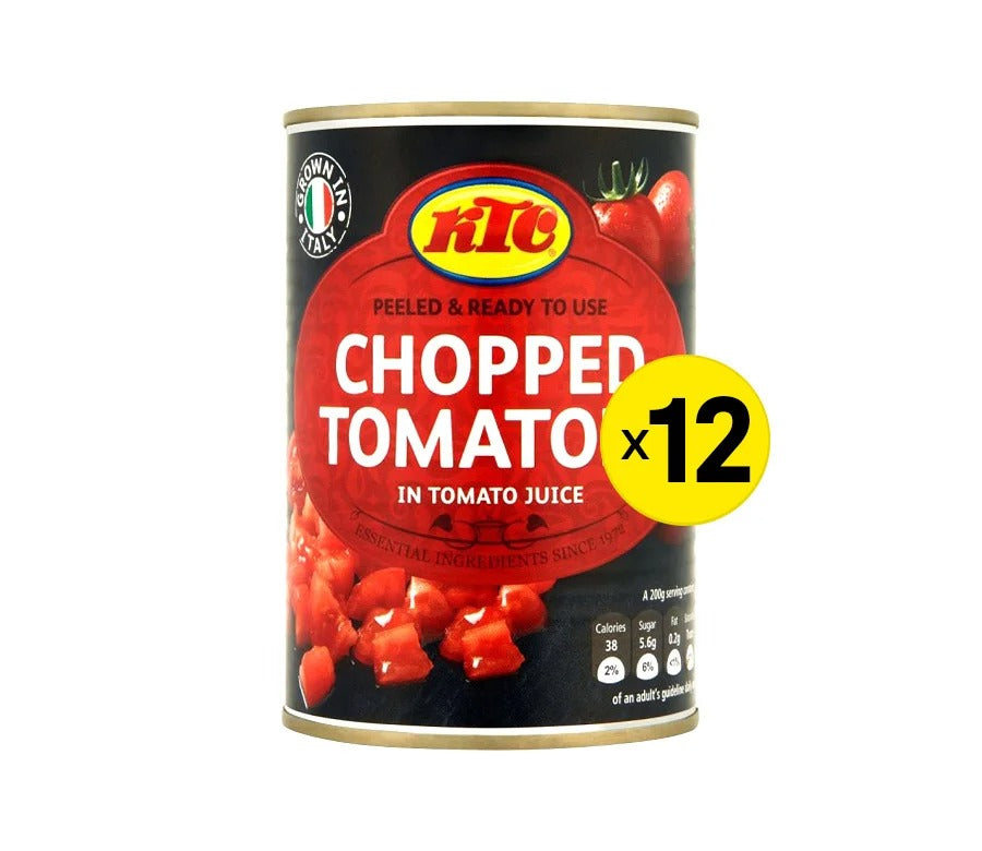 KTC Chopped Tomatos 12 X 400G