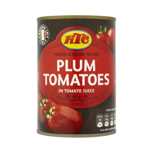 KTC Peeled Plum Tomatoes 12X400G