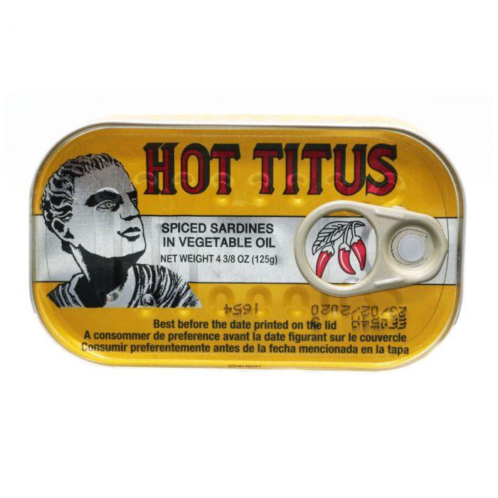 Titus Hot Sardines 125G X 3