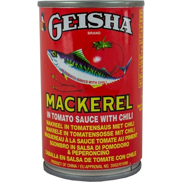 Geisha Mackerel Tomato With Chilli 425g