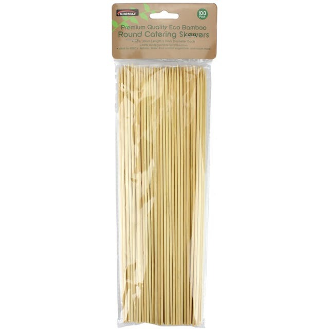 Bamboo Skewers 30Cm Pack Of 100