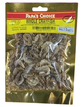 Papaâ€™s Choice Whole Cray Fish 40G