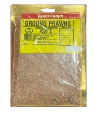 Papa's Choice Ground Prawns 70G