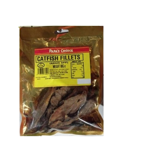 Papaâ€™s Choice Smoked Catfish Fillets 80G