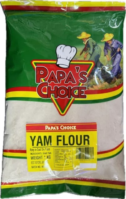 Papaâ€™s Choice Yam Flour 1Kg