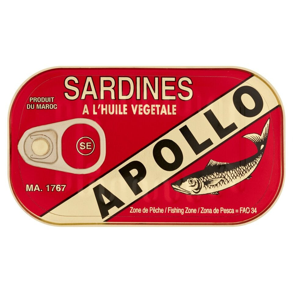 Apollo Sardines Veg 125G