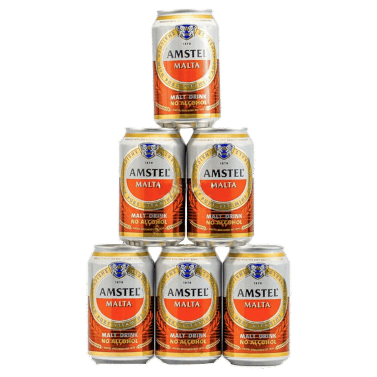 Amstel Malta 6 X 33Cl Can
