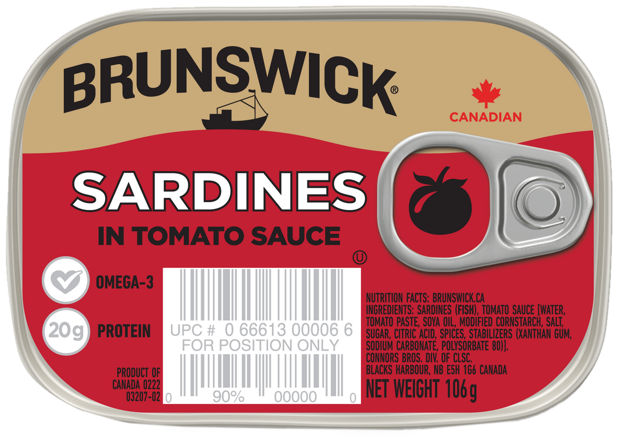 Brunswick Sardines Tomato Sauce 106G