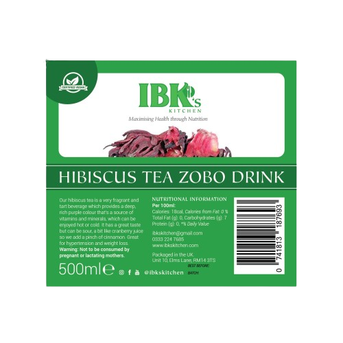 IBK Kitchen Hibiscus Tea (Zobo)
