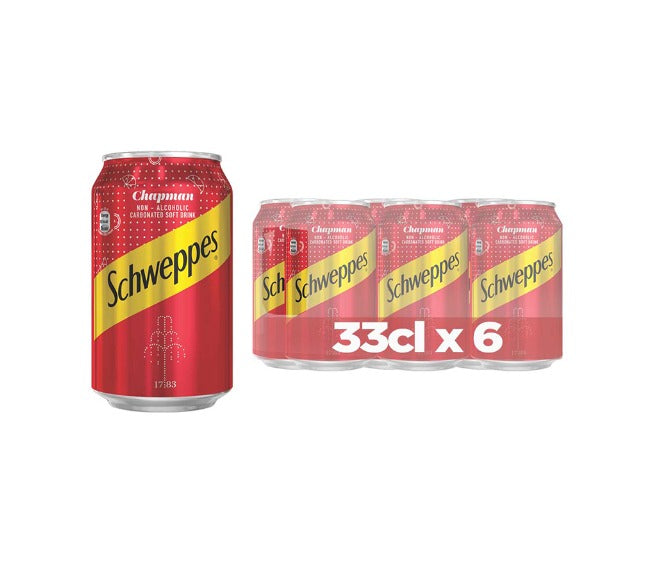 Schweppes Chapman 6 X 33Cl