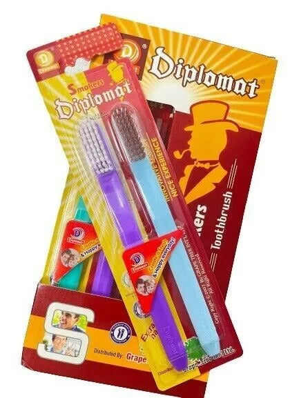 Smokers Diplomat Toothbrush X 2