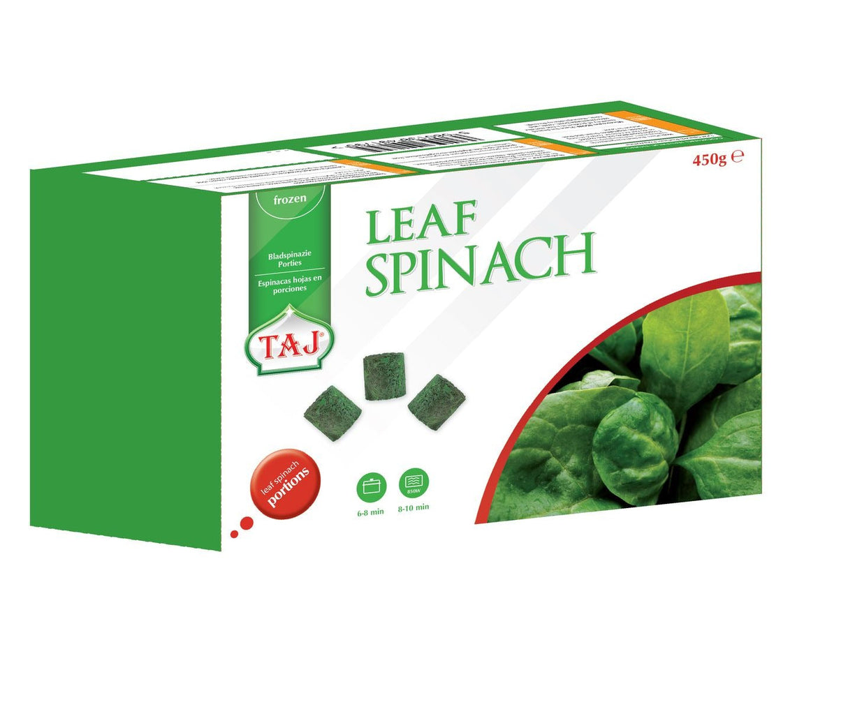 Taj Leaf Spinach 450G