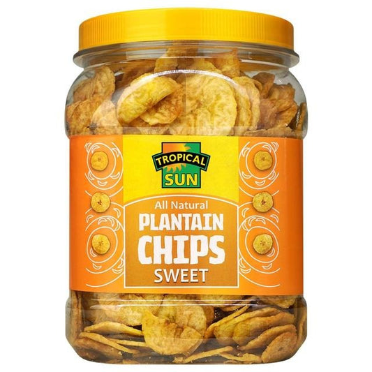 Tropical Sun Plantain Chips Sweet 450G